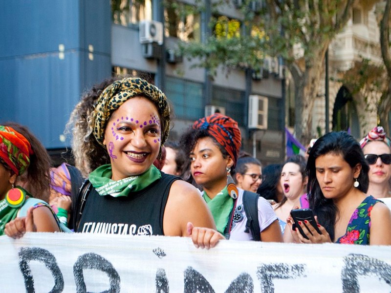 International Women's Strike in Buenos Aires in 2018